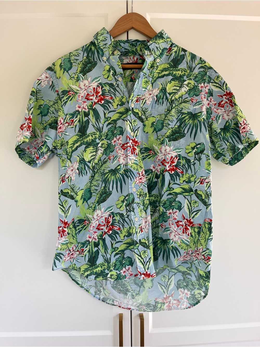 Men's Ralph Lauren Tropical Floral Short-Sleeve Shirt